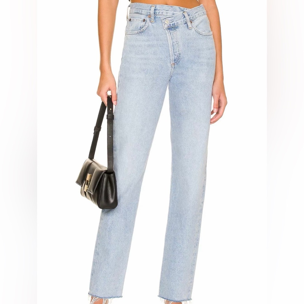 Agolde Criss Cross Straight Jeans in Dimension Size 28